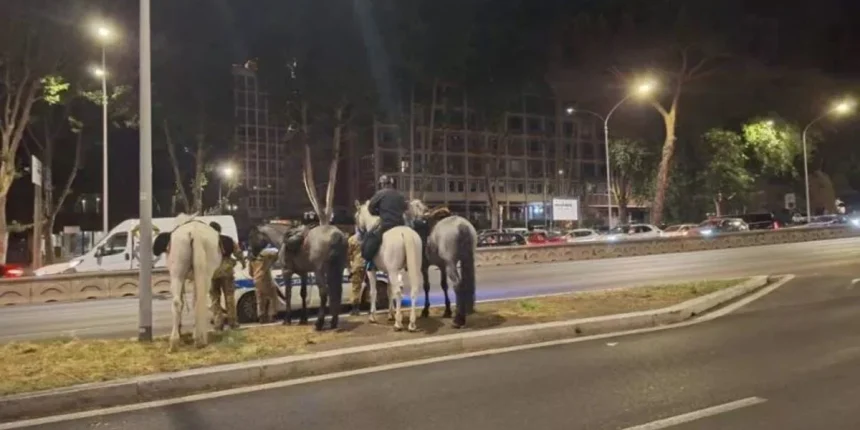 Ρώμη:-Άλογα-τρόμαξαν-από-πυροτεχνήματα-και-σκόρπισαν-το-χάος-στους-δρόμους-–-ΒΙΝΤΕΟ