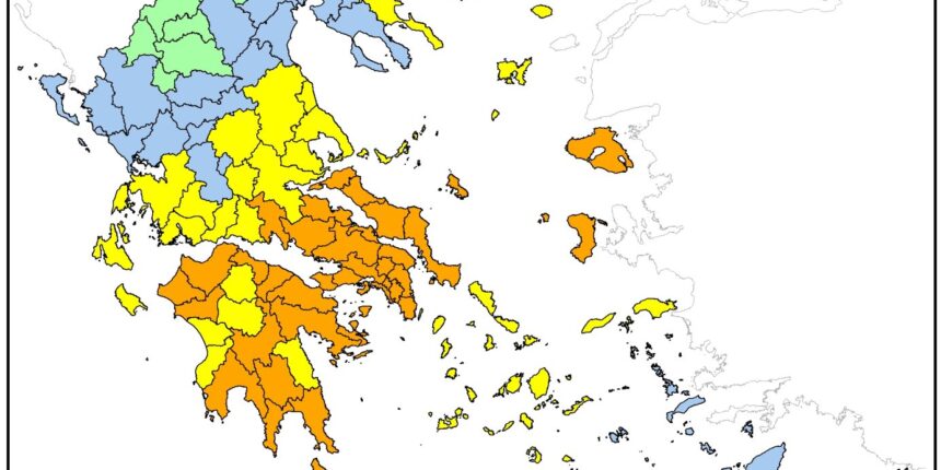 Πολιτική-Προστασία-Περιφέρειας-Θεσσαλίας:-Ετοιμότητα-λόγω-του-Χάρτη-πρόβλεψης-κινδύνου-πυρκαγιάς-(κατηγορία-3)-που-ισχύει-για-την-Κυριακή-28-Ιουνίου