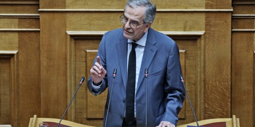Έξαλλος-ο-Σαμαράς:-Πρωθυπουργός-της-διαφθοράς,-της-ακρίβειας-και-της-woke-ατζέντας-ο-Μητσοτάκης