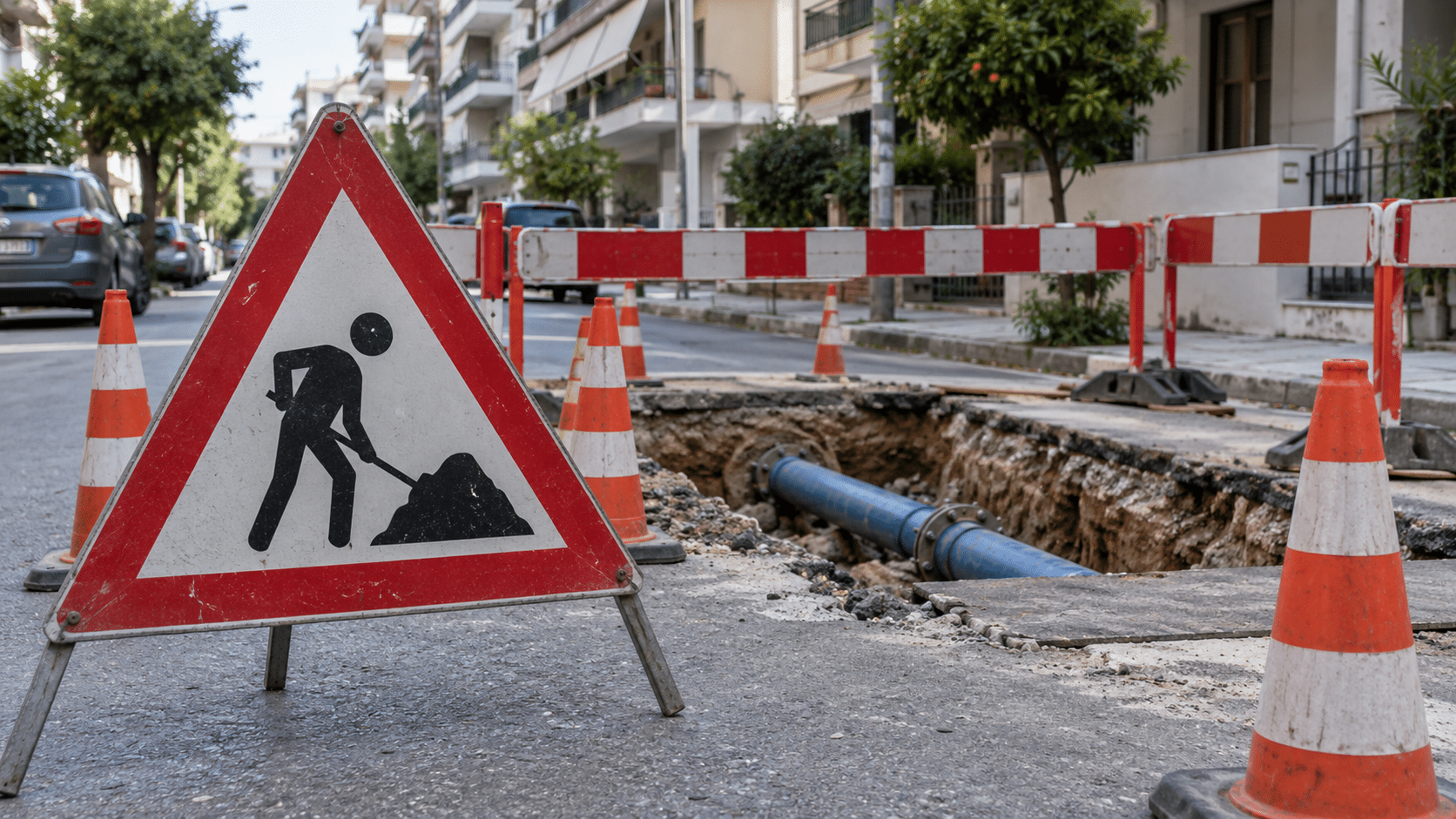 Τρίκαλα:-Κυκλοφοριακές-ρυθμίσεις-για-έργα-της-ΔΕΥΑΤ