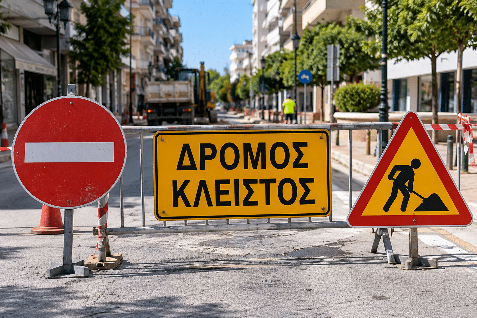 Τρίκαλα:-Κλείνει-η-οδός-Αριστοτέλους-για-έξι-ημέρες