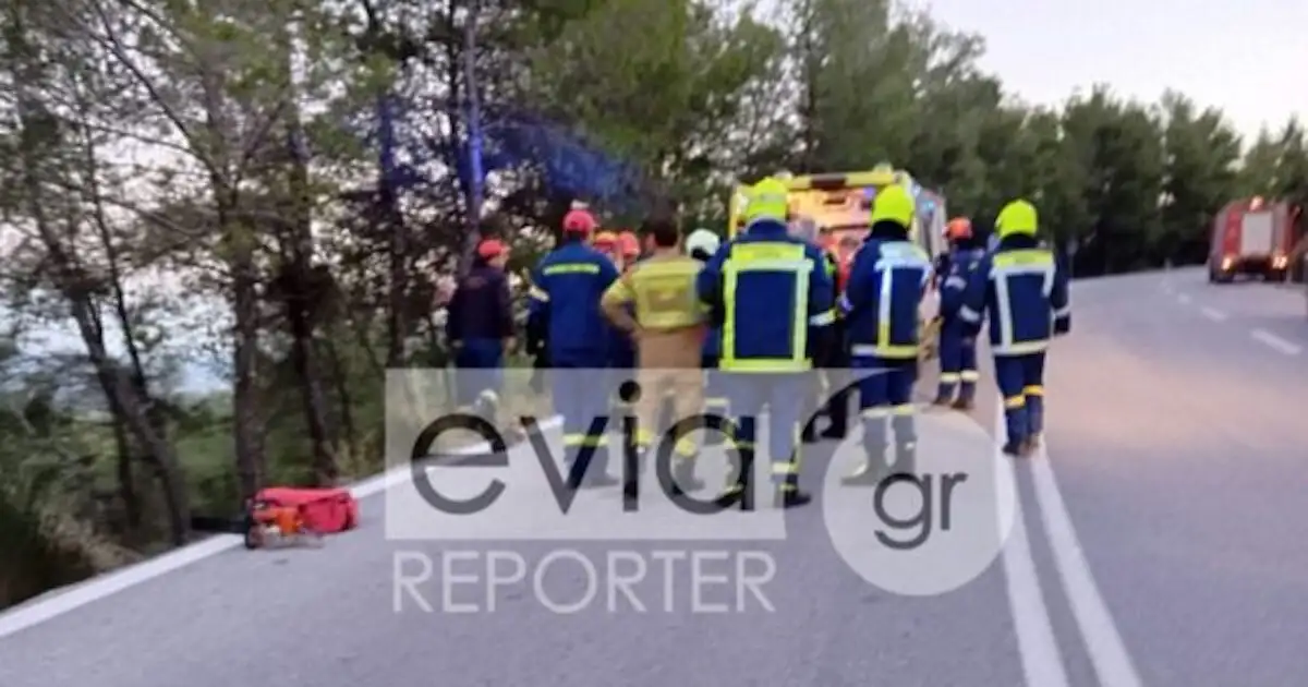 Νέο-σοβαρό-τροχαίο-στην-Εύβοια:-Αυτοκίνητο-έπεσε-σε-γκρεμό-–-Παππούς,-γιαγιά-και-εγγόνι-19-μηνών-τραυματίστηκαν