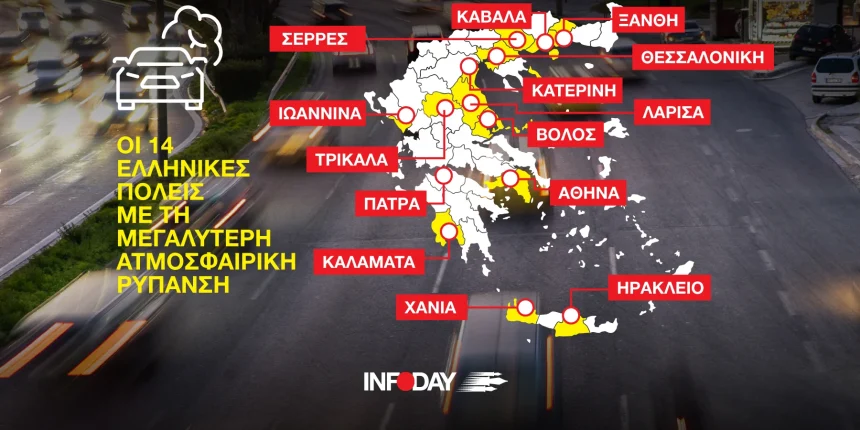 Ατμοσφαιρική-ρύπανση:-Τα-Τρίκαλα-στις-14-ελληνικές-πόλεις-ανάμεσα-στις-πιο-επιβαρυμένες-της-Ευρώπης