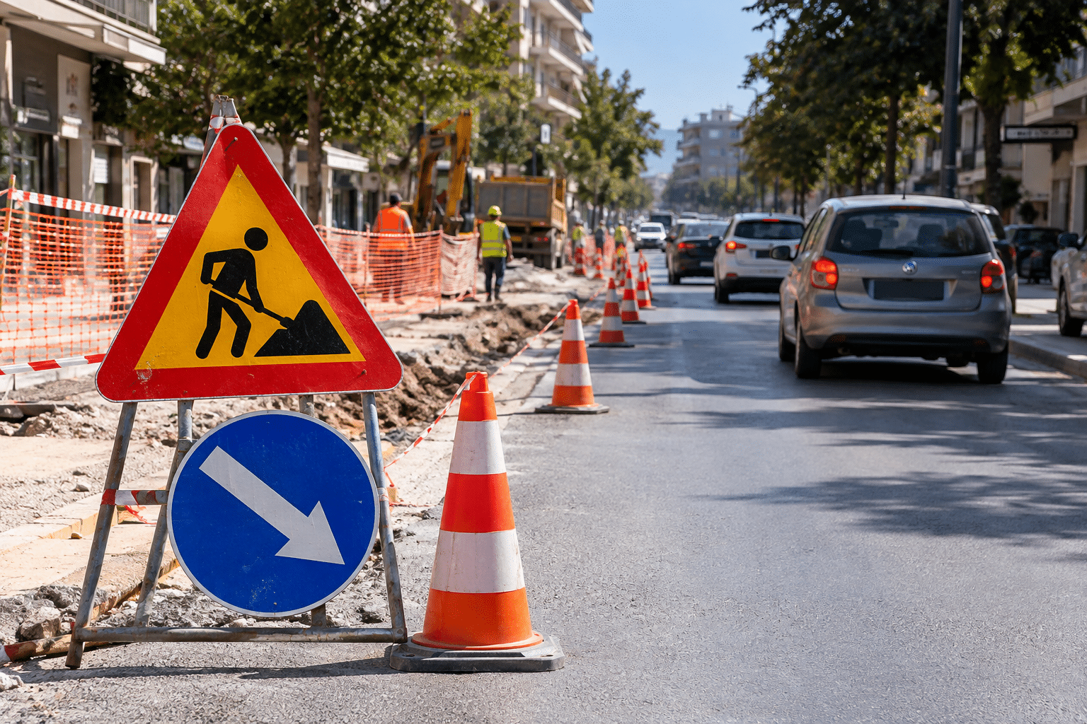Τρίκαλα:-Στενεύει-η-Αρριανού-τη-Δευτέρα-λόγω-εργασιών