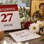 Εορτολόγιο-27-Οκτωβρίου:-Ποιοι-γιορτάζουν-σήμερα