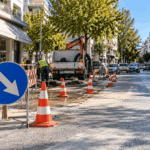 Τρίκαλα:-Στένωση-οδοστρώματος-σε-Ασκληπιού-και-Φλεγίου